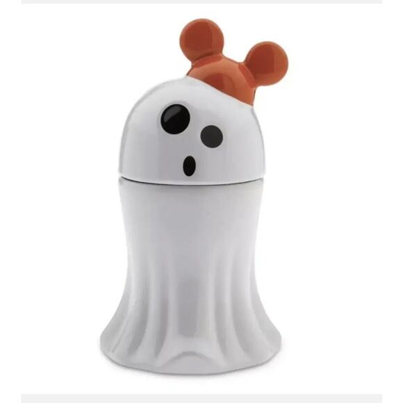 Disney Parks Happy Halloween 2022 Ghost Halloween Mickey Ear Hat Scented Candle - Picture 1 of 5